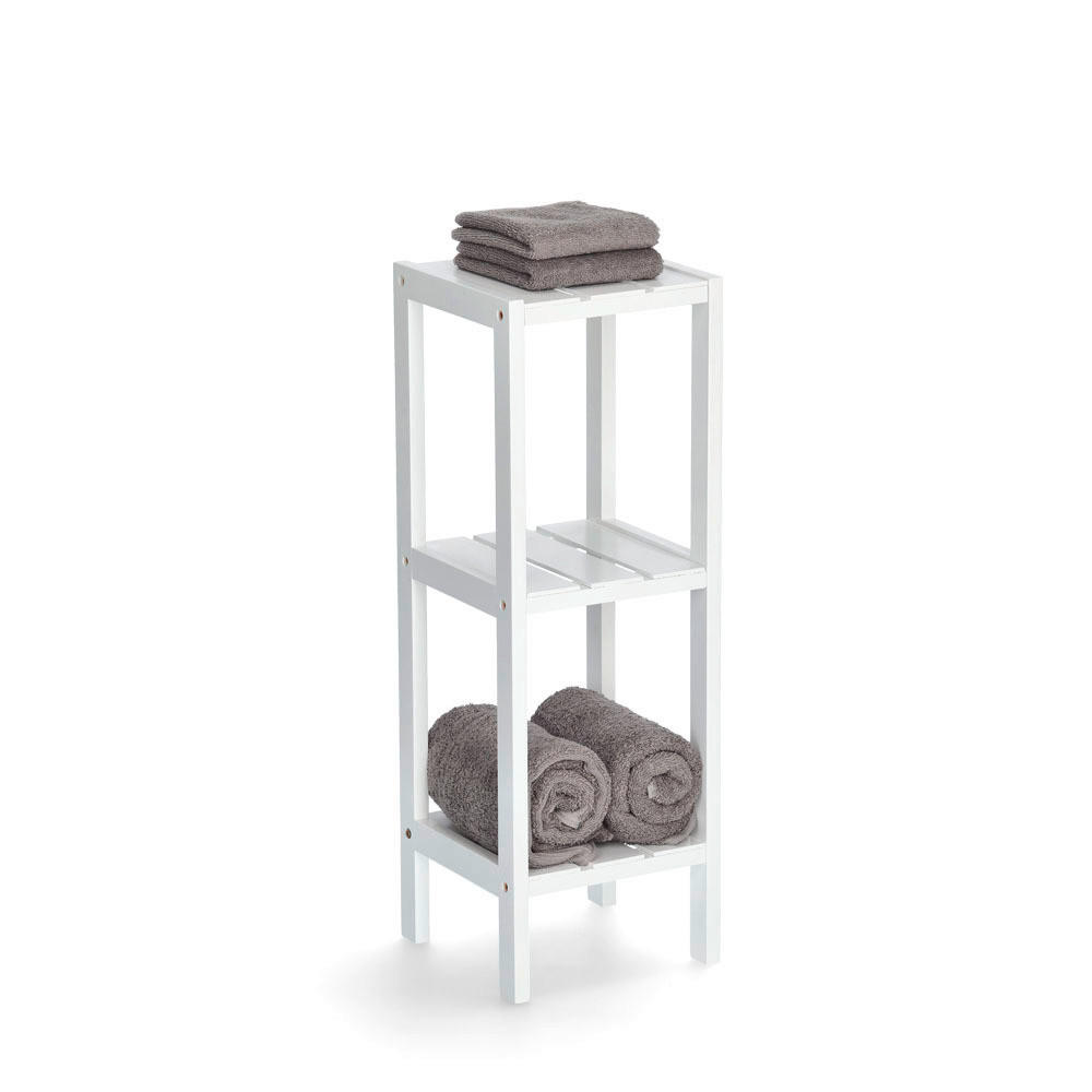 STANDREGAL Weiß  - Weiß, Basics, Holzwerkstoff (22/22/65cm) - Zeller Present