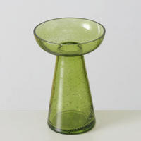 VASE  - Hellgrün, Basics, Glas (11/16cm) - Boltze Home
