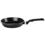 BRATPFANNE Perfect Cooking Greblon®-Antihaftbeschichtung 24 cm  - Edelstahlfarben/Schwarz, Basics, Kunststoff/Metall (24cm) - Homeware Profession.