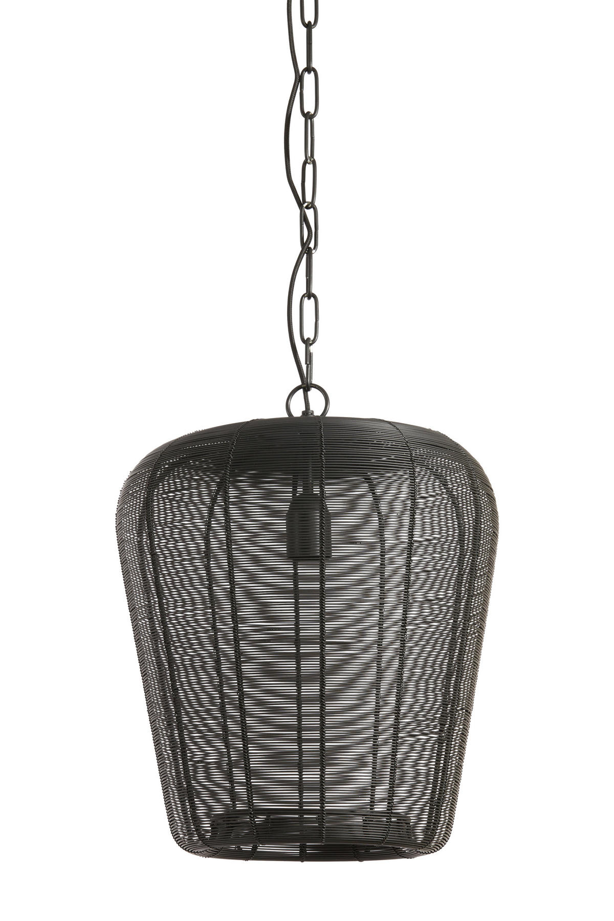 HÄNGELEUCHTE Adeta 31/31/37 cm   - Schwarz, Design, Metall (31/31/37cm) - Light & Living