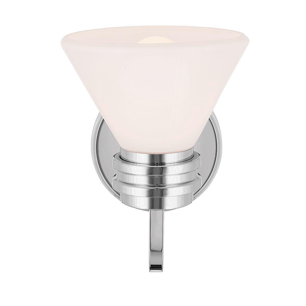 BADEZIMMER-WANDLEUCHTE - Weiss, Konventionell, Glas/Metall (2,40/1,78/2,15cm) - Elstead Lighting