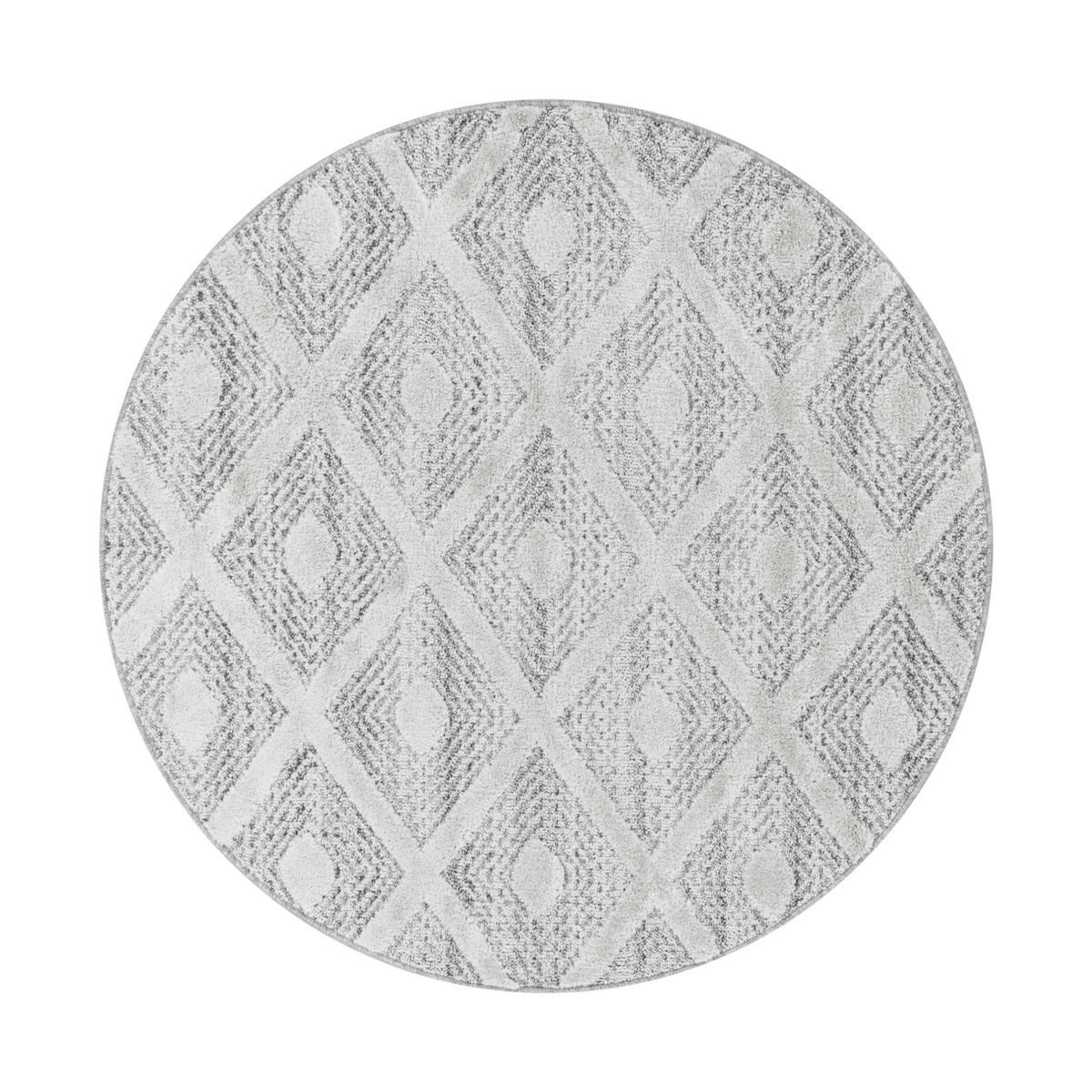 WEBTEPPICH 160 cm Pisa 4707 grau  - Grau, KONVENTIONELL, Textil (160cm) - Novel