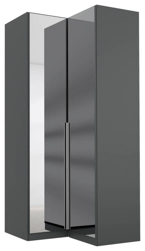 SAROK RUHÁSSZEKRÉNY - ezüst/alumínium színű, Modern, faalapú anyag (100/229/102cm) - Rauch Möbel