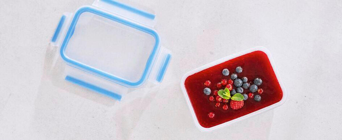 FRISCHHALTEDOSENSET Clip & Close 5-teilig  - Transparent, Basics, Kunststoff (16,7/11,7/27,1cm) - Emsa