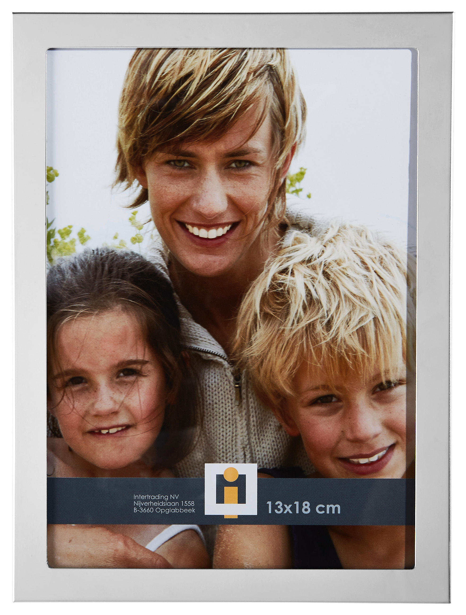 BILDERRAHMEN 13/18 cm  - Silberfarben, Basics, Glas/Metall (13/18cm)