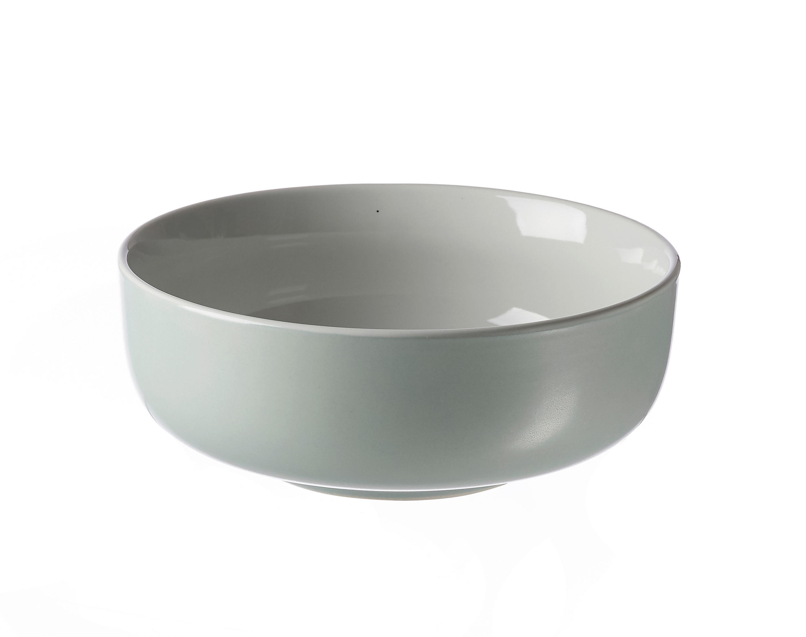 MÜSLISCHALE Jasper 14 cm  - Weiß/Mintgrün, Design, Keramik (14cm) - Ritzenhoff Breker