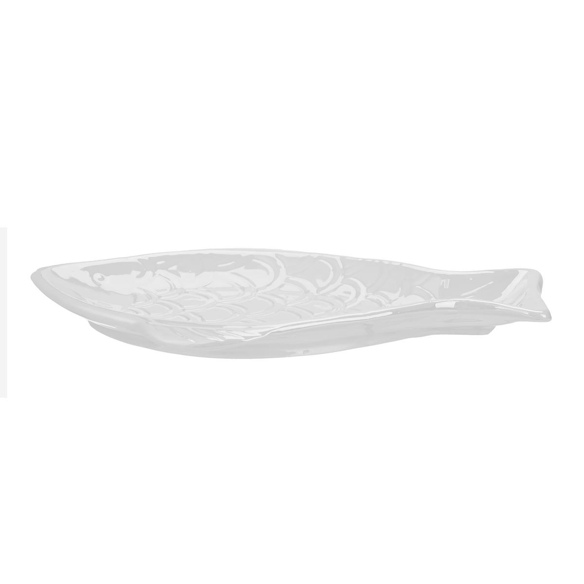 PLATZTELLER Keramik Dolomit  - Weiß, LIFESTYLE, Keramik (21,2/13,4/2,1cm) - Ambia Home