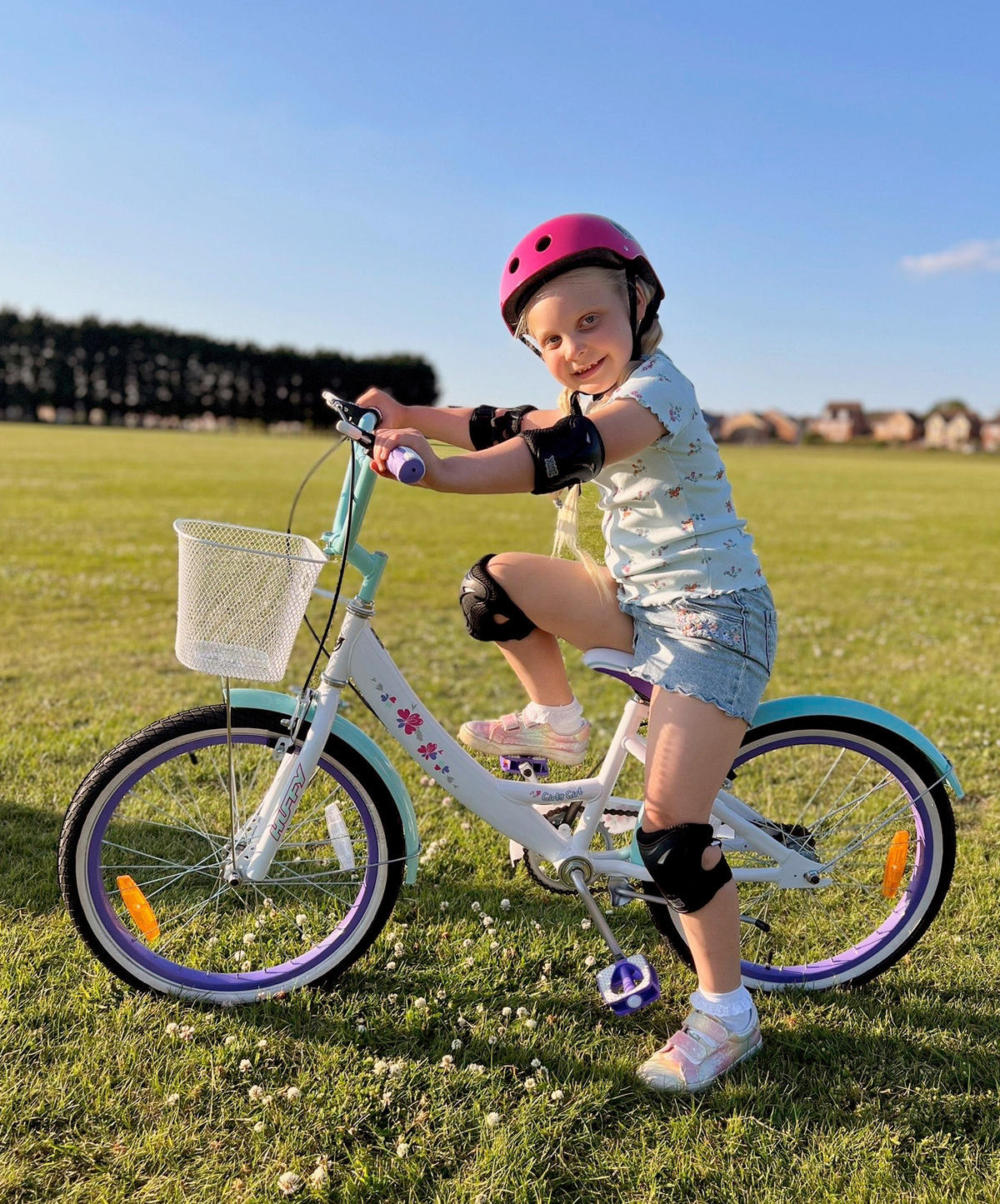 KINDERFAHRRAD 20 Zoll  - Lila, Basics, Metall (66/96.5/140.5cm)