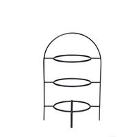 ETAGERE 3-stöckig - Schwarz, Design, Metall (21/36,5cm) - ASA