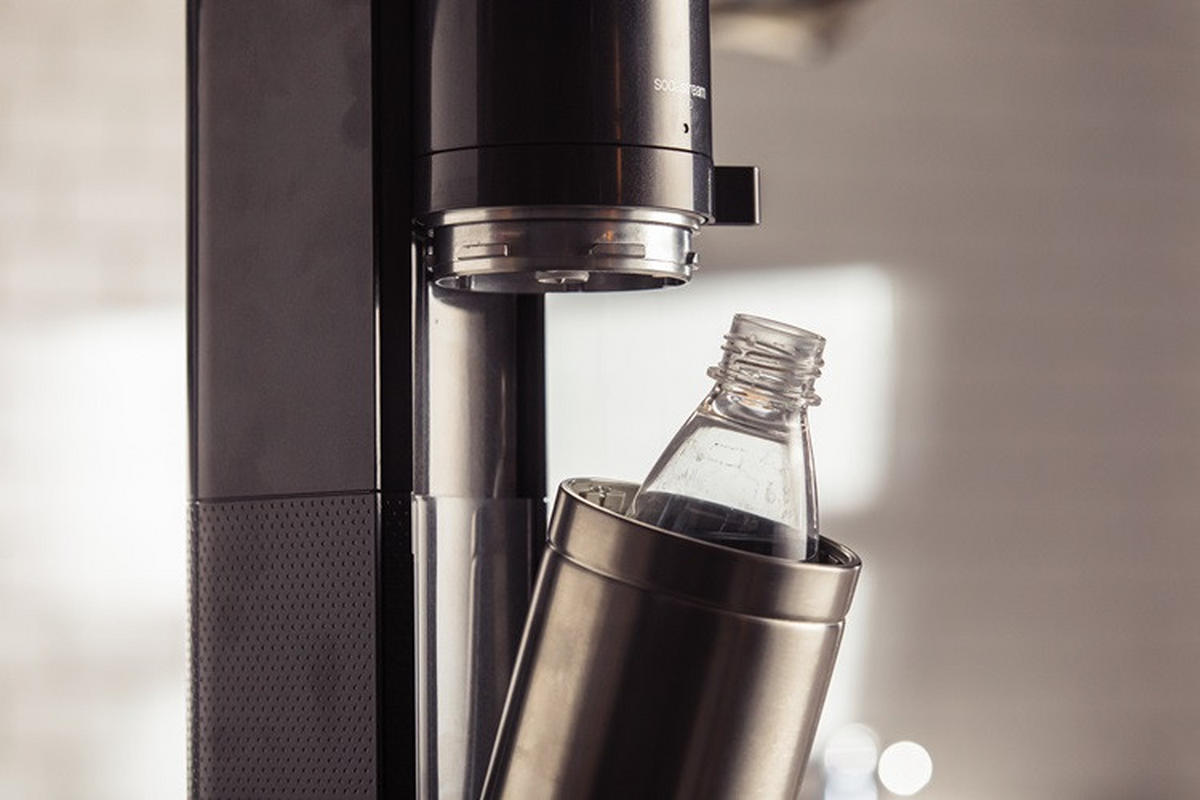 WASSERSPRUDLER DUO INKL. METALLFLASCHE  - Anthrazit, Basics, Glas/Kunststoff (15.8/44/31cm) - SodaStream