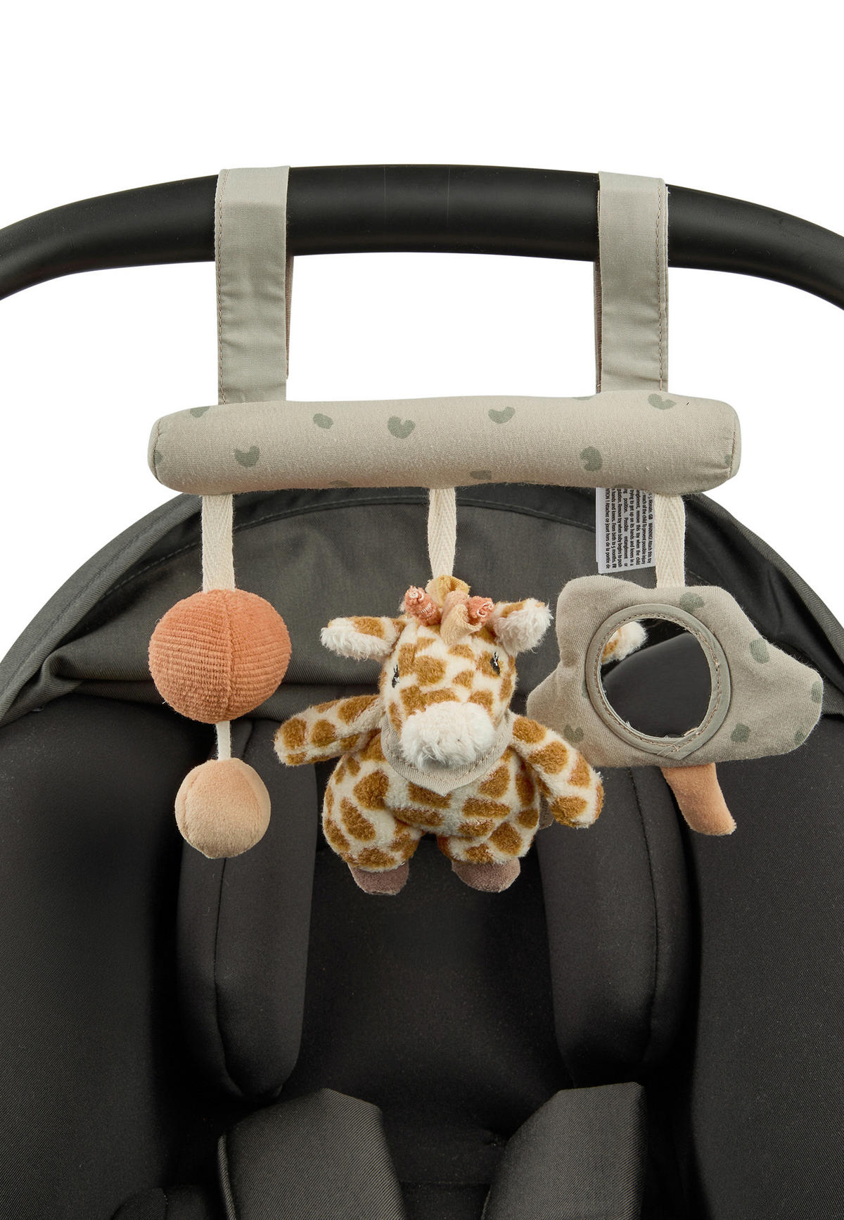 BABYSCHALENMOBILE Giraffe Kaya  - Mintgrau, Basics, Textil (26/19/6cm) - Sterntaler