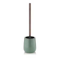 GARNITURA TOALETNE ČETKE  zelena  keramika  LIANA  - bakrenaste boje/zelena, Konvencionalno, plastika/keramika (11,0/44,0cm) - Kela