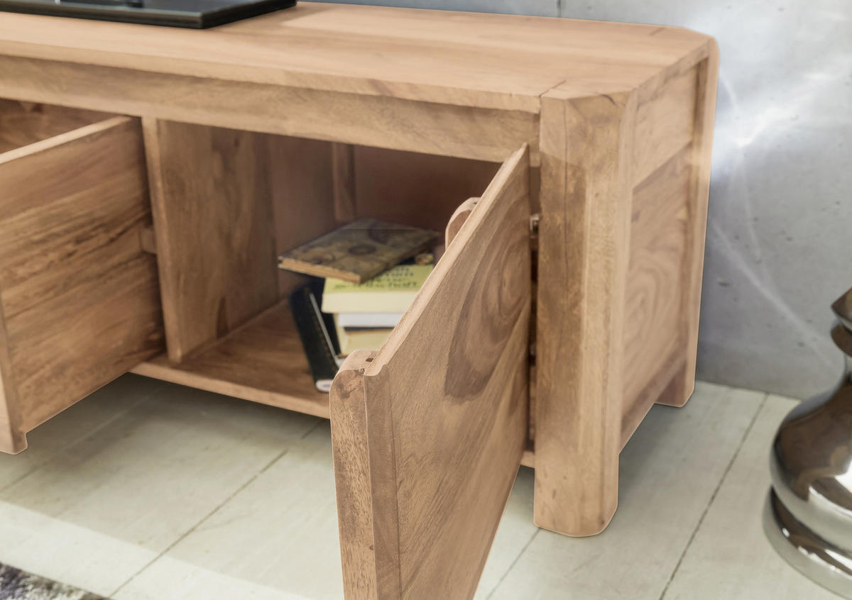 LOWBOARD  in 140/40/35 cm  - Akaziefarben, Design, Holz (140/40/35cm) - MID.YOU