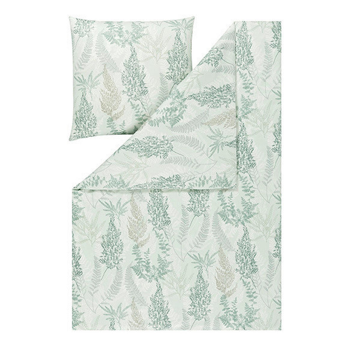 POVLEČENÍ, interlock jersey, šalvějově zelená, 140/200 cm - šalvějově zelená, Basics, textil (140/200cm) - Estella