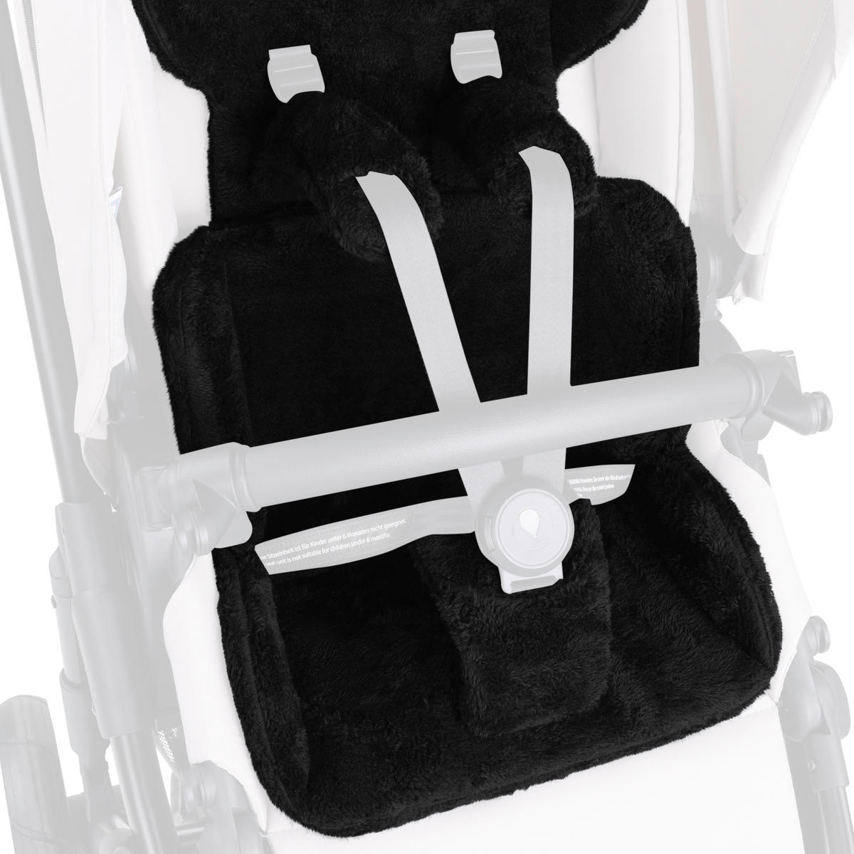 KINDERWAGENEINLAGE Einlagen-Set Kinderwagen  - Schwarz, Basics, Textil (41/31/7cm) - ABC Design