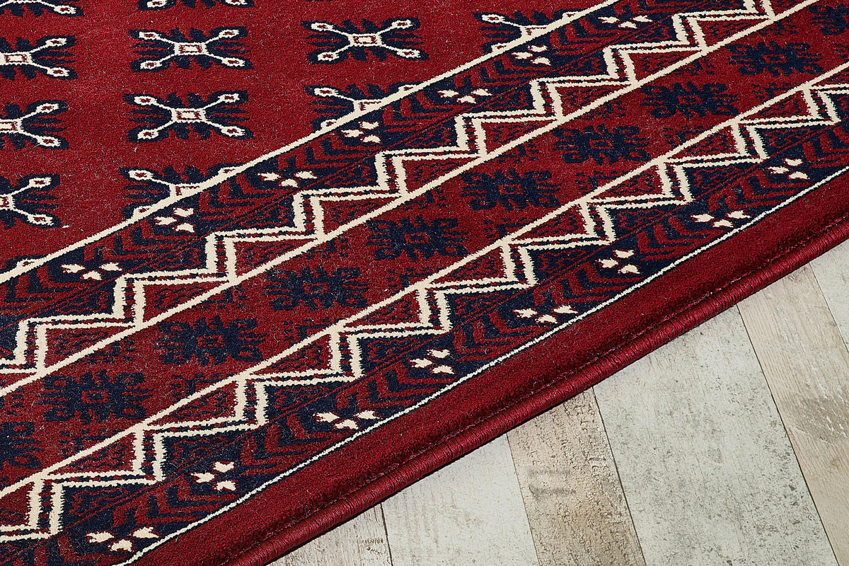 WEBTEPPICH 160/230 cm Semerkand Dunkelrot  - Dunkelrot, LIFESTYLE, Textil (160/230cm)