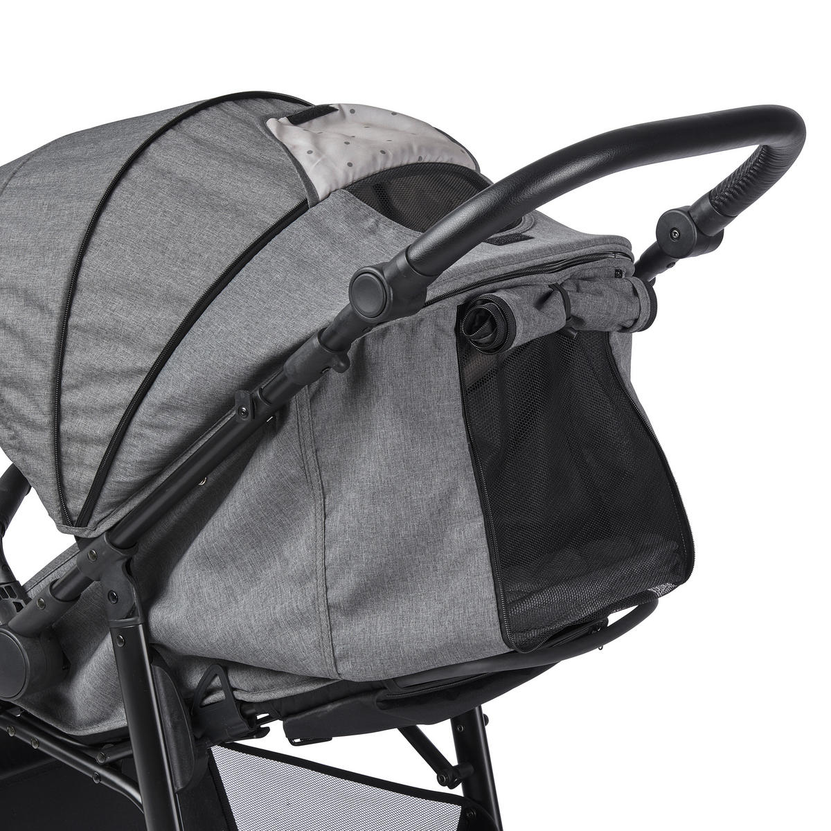 VOZIČEK MARELA  Spirit XL  siva  - črna/siva, Basics, kovina/tekstil (74/33/105cm) - Jimmylee