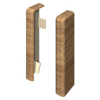 Sockelleitenendstück Braun Braun, Eichefarben  - Eichefarben/Braun, KONVENTIONELL, Kunststoff (2.2/2.2/5.9cm) - Egger Holzwerkstoffe