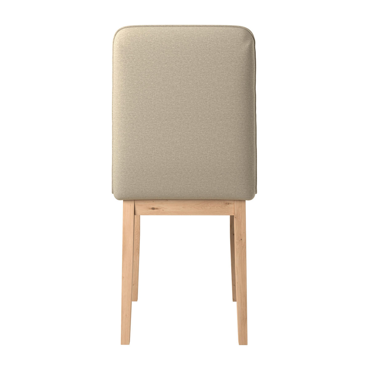 STUHL   Webstoff  Beige  - Eichefarben/Beige, KONVENTIONELL, Holz/Textil (47/91/44cm) - P & B