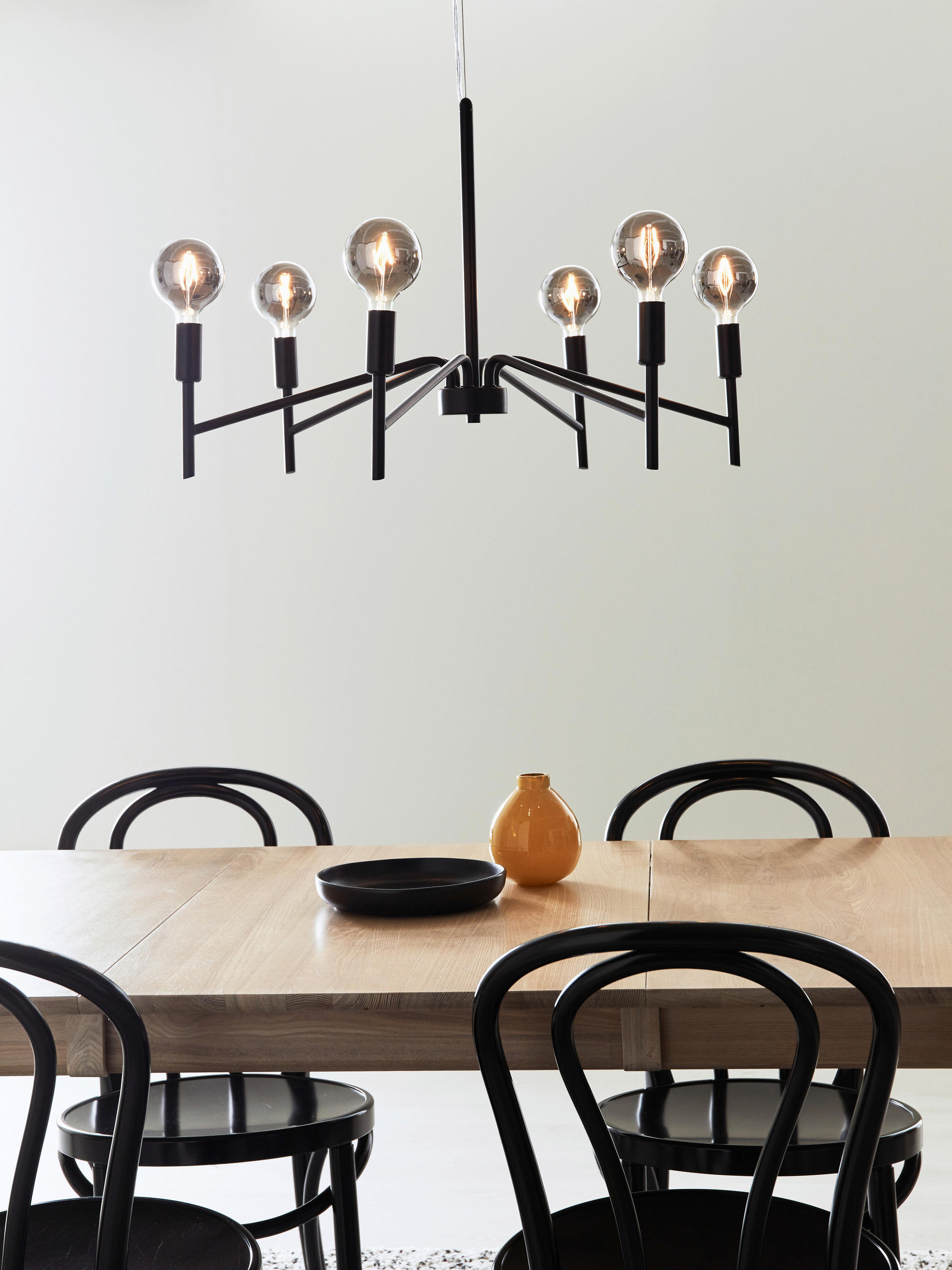 KRONLEUCHTER 70/43 cm   - Schwarz, Basics, Metall (70/43cm) - Markslöjd