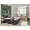 BOXSPRINGBETT 160/200 cm  in Dunkelgrau  - Dunkelgrau/Schwarz, Konventionell, Holz/Holzwerkstoff (160/200cm) - Moderano