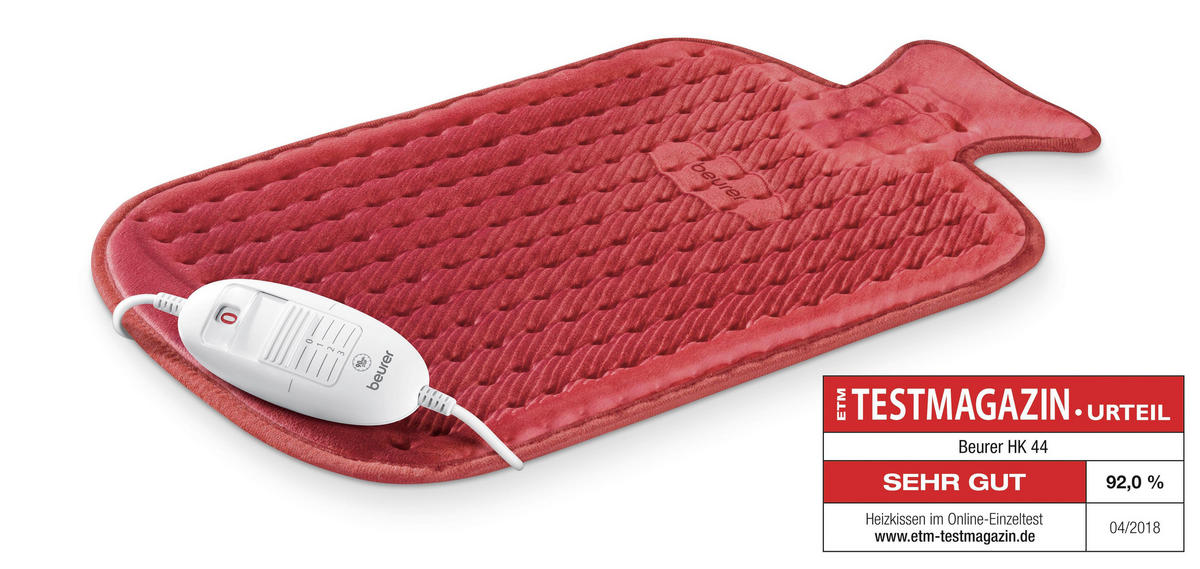 HEIZKISSEN - Rot, Basics (5,6/28/37,8cm) - Beurer