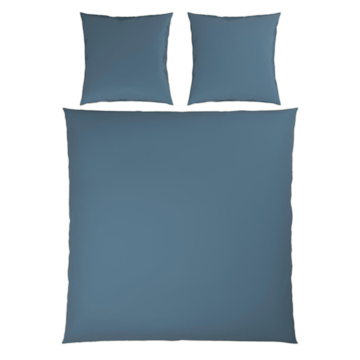 BETTWÄSCHE Calla Flachgewebe 200/200 cm  - Blau, Basics, Textil (200/200cm) - Dieter Knoll