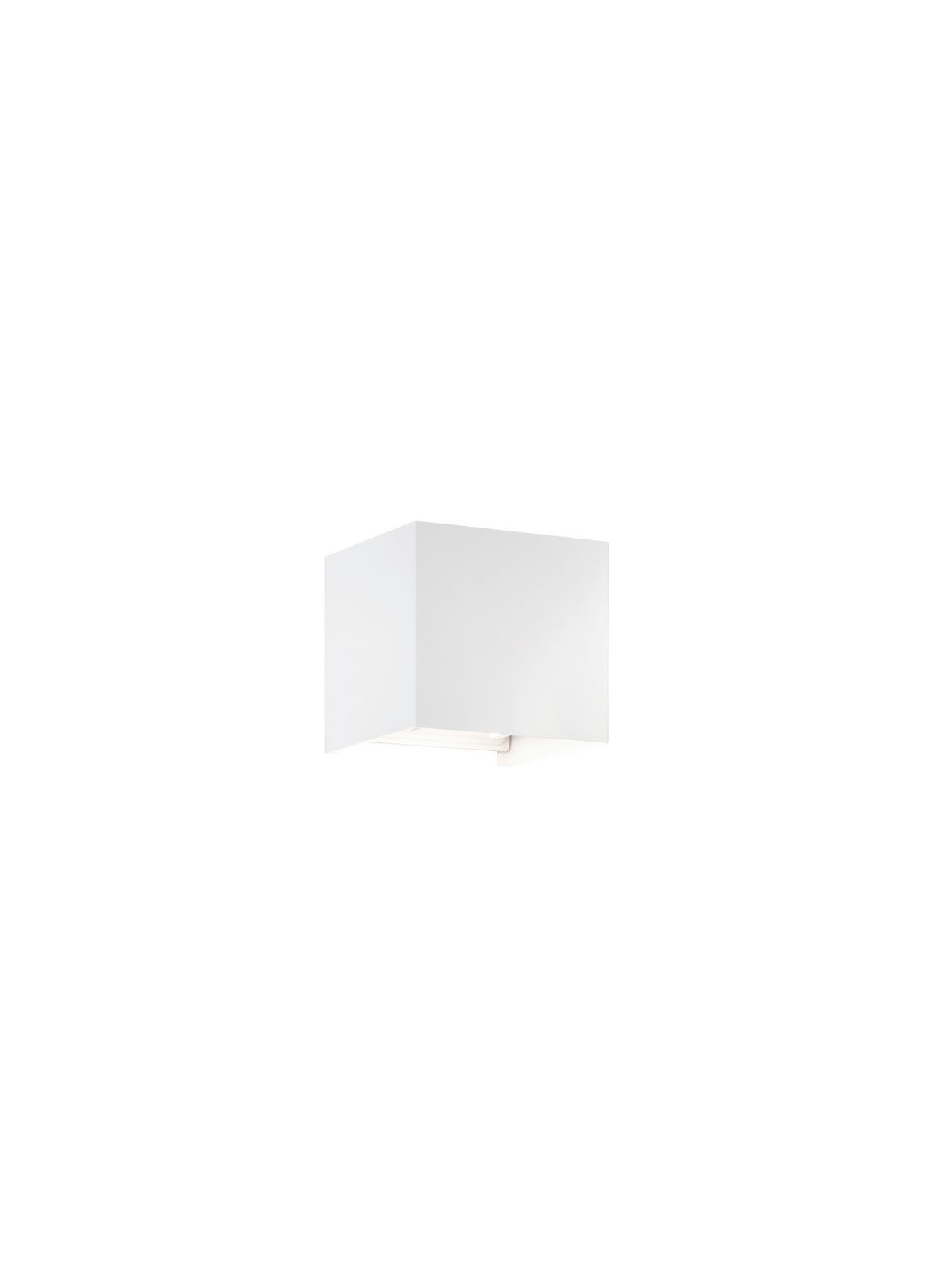 LED-WANDLEUCHTE - Weiss, Design, Metall (10/10cm) - Fischer & Honsel