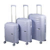 REISEKOFFERSET Lila 3-teilig  - Lila, Basics, Kunststoff/Textil - Novel