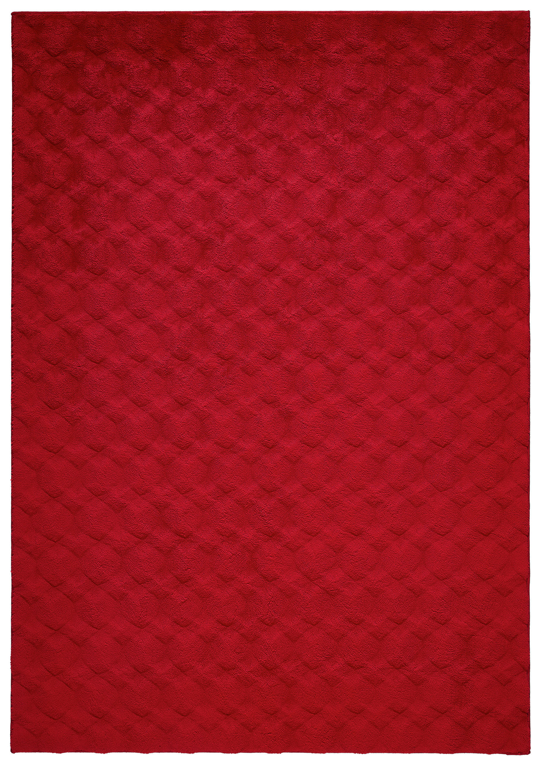 HOCHFLORTEPPICH 130/190 cm Rot  - Rot, MODERN, Textil (130/190cm) - Novel