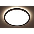 LED-DECKENLEUCHTE 29,3/2,8 cm   - Schwarz, Basics, Kunststoff (29,3/2,8cm) - Novel