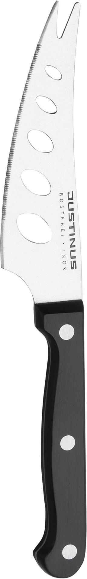 KÄSEMESSER Küchenchef 22 cm - Silberfarben/Schwarz, Basics, Kunststoff/Metall (22cm) - Justinus