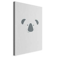 LEINWANDBILD Abstraktes, Tiere 80/120/1,2 cm  - Hellgrau/Grau, Basics, Holz/Textil (80/120/1,2cm) - artgeist