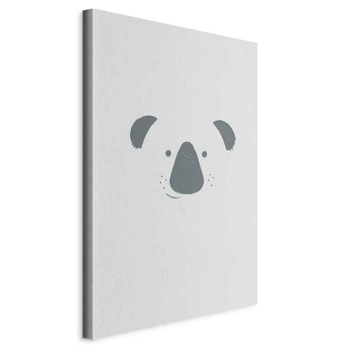 LEINWANDBILD Abstraktes, Tiere 80/120/1,2 cm  - Hellgrau/Grau, Basics, Holz/Textil (80/120/1,2cm) - artgeist