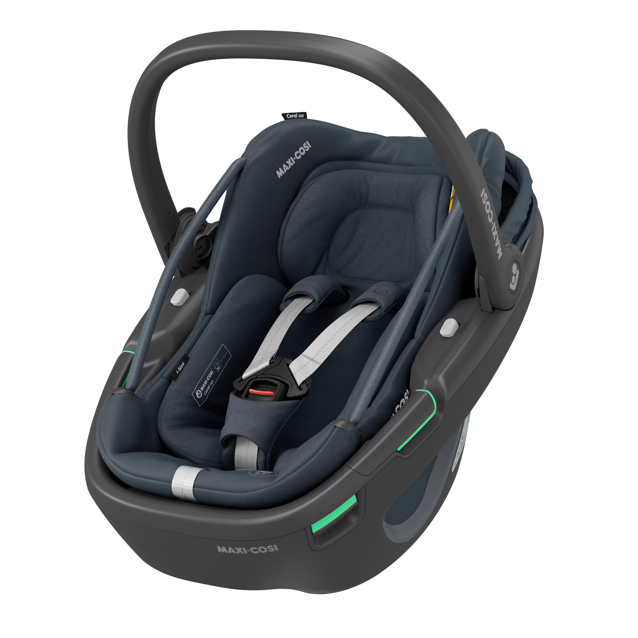 BABYSKYDD Coral 360  - grafitfärgad, Basics, metall/textil (44/58/68cm)