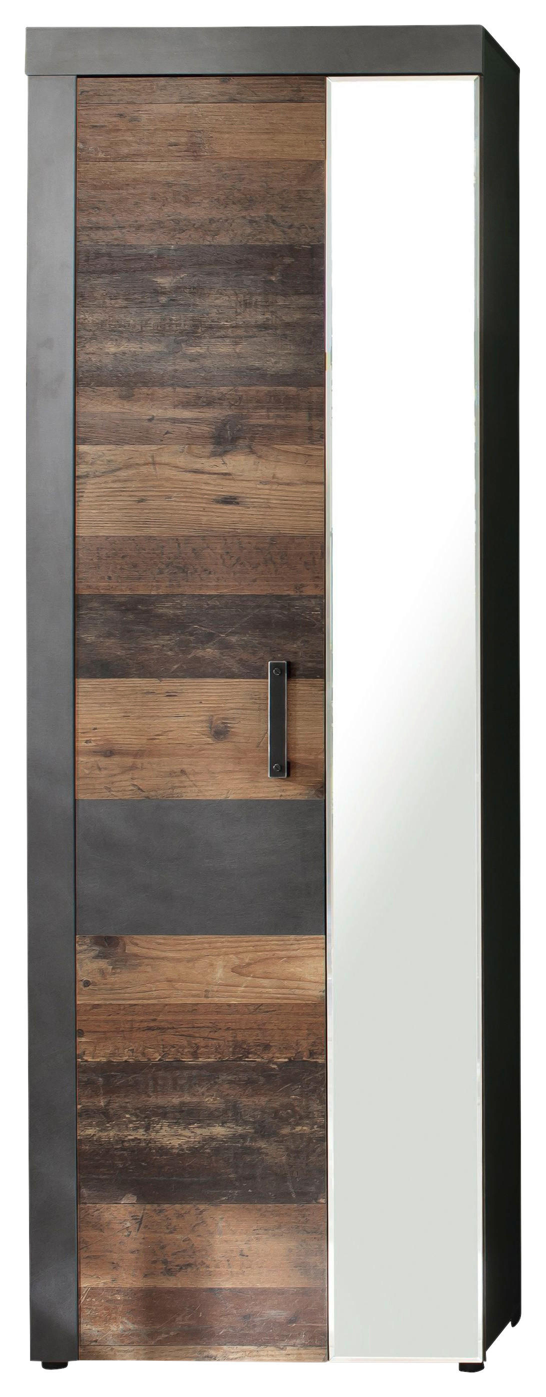 Xora SKŘÍŇ NA ODĚV, šedá, barvy pinie, 65/192/34 cm - šedá,barvy pinie - kompozitní dřevo