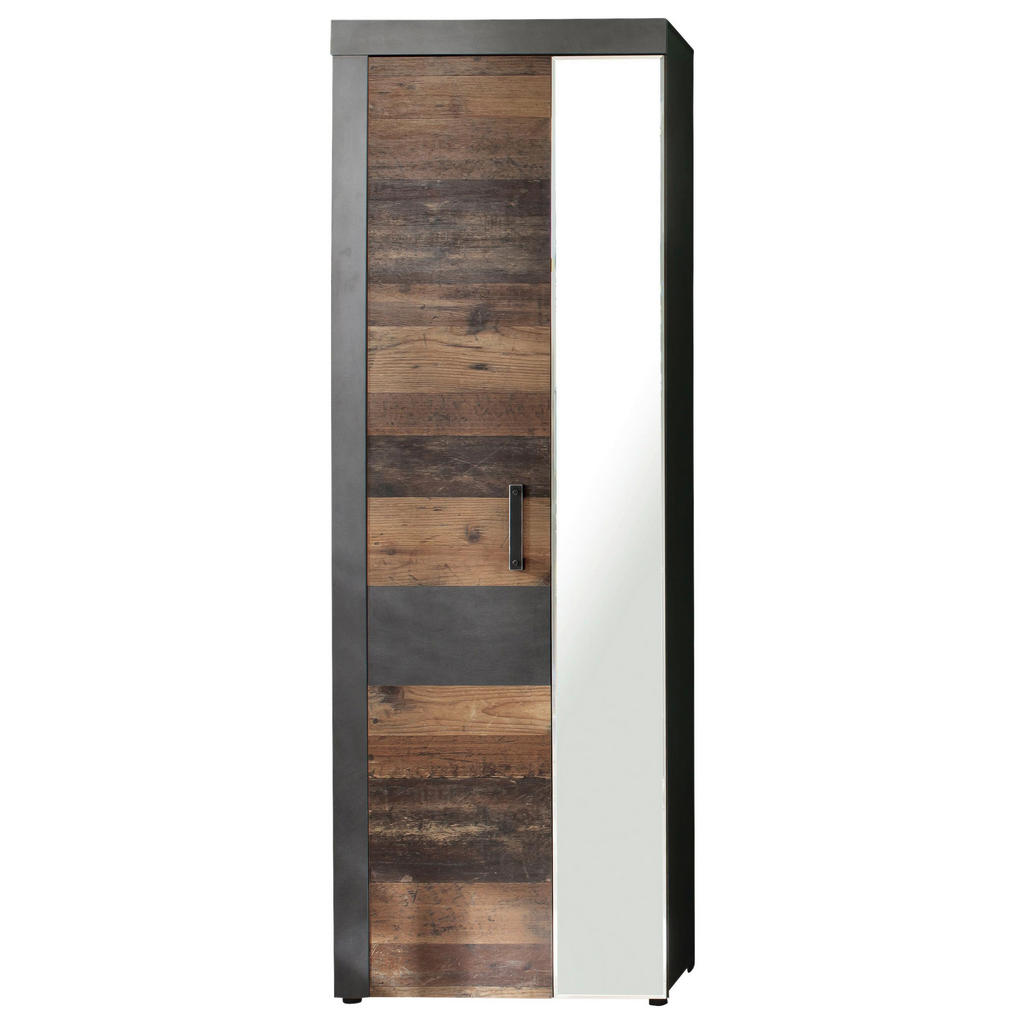 Xora SKŘÍŇ NA ODĚV, šedá, barvy pinie, 65/192/34 cm - šedá,barvy pinie - kompozitní dřevo