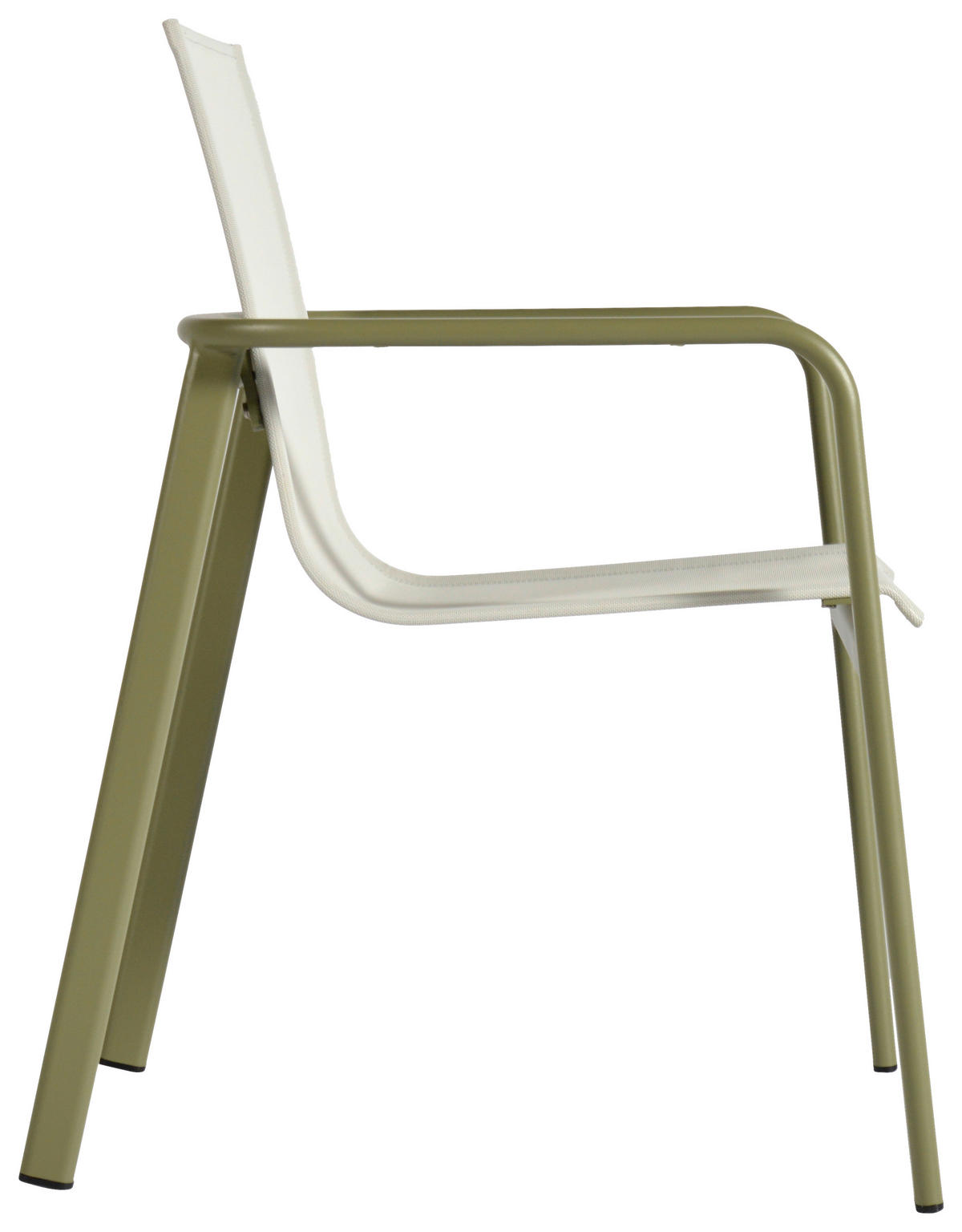 STAPELSESSEL Aluminium Grün, Beige  - Beige/Grün, Design, Textil/Metall (57/84/68cm) - Ambia Garden