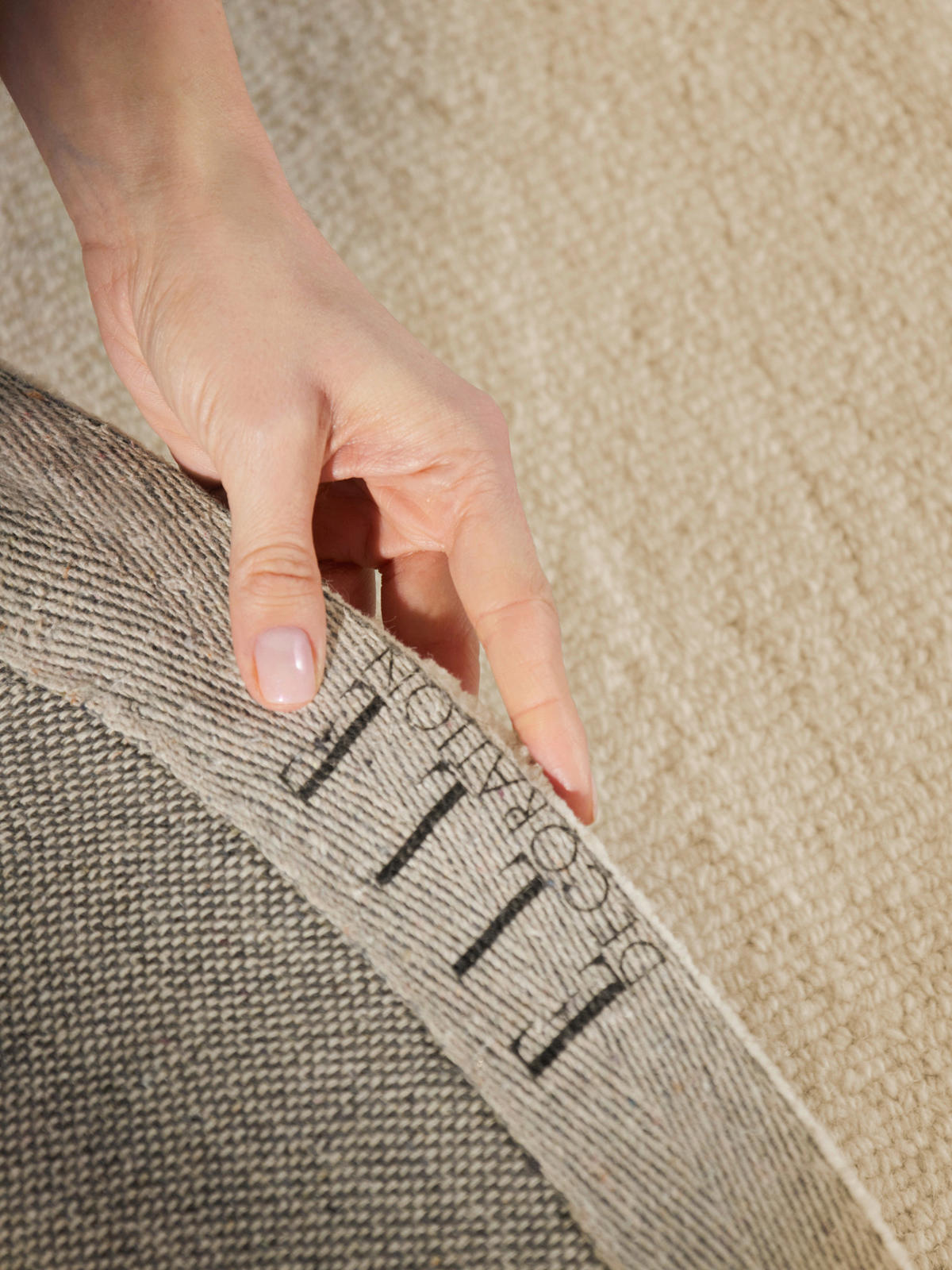 WOLLTEPPICH 200 cm Puristic Champagner rund  - Champagner, Basics, Textil (200cm) - Elle Decoration