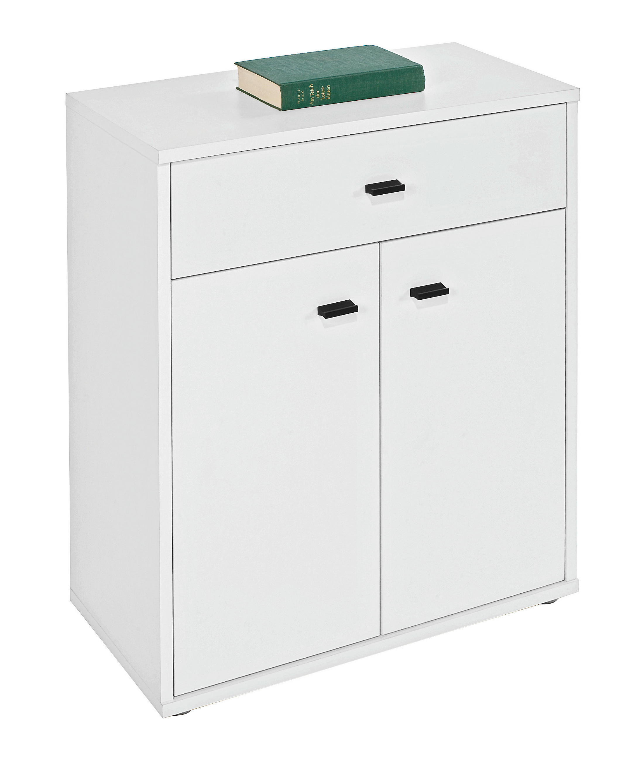 Kommode B 60 cm Boni, Boni  in 60/70/30 cm  - Schwarz/Weiß, MODERN, Holzwerkstoff/Kunststoff (60/70/30cm) - Boxxx