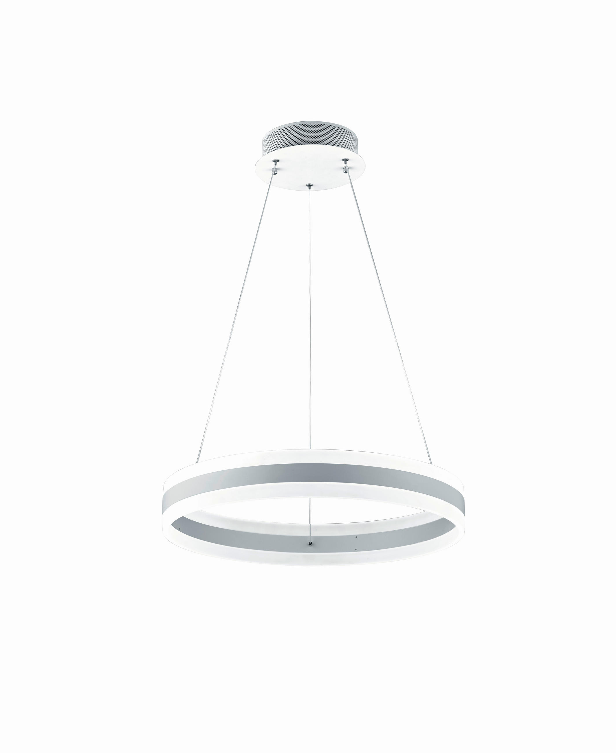 LED-HÄNGELEUCHTE Liv 60/180 cm  - Weiß, Design, Kunststoff/Metall (60/180cm) - Helestra