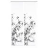 FLÄCHENVORHANG  2 Stück  halbtransparent  60/245 cm   - Grau Hochglanz/Weiß, Natur, Textil (60/245cm)