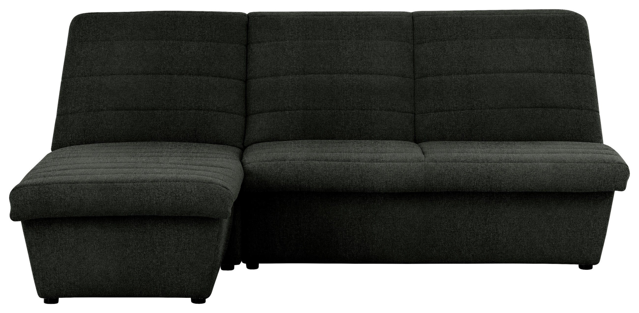ECKSOFA Looks VIII Dunkelgrün Webstoff - Dunkelgrün/Schwarz, Design, Kunststoff/Textil (168/214cm) - LOOKS by W.Joop