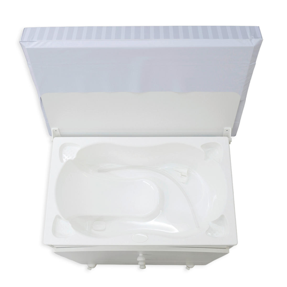 STOL ZA PREVIJANJE  MALAGA2  - bijela, Basics, drvo (47/76/97cm)