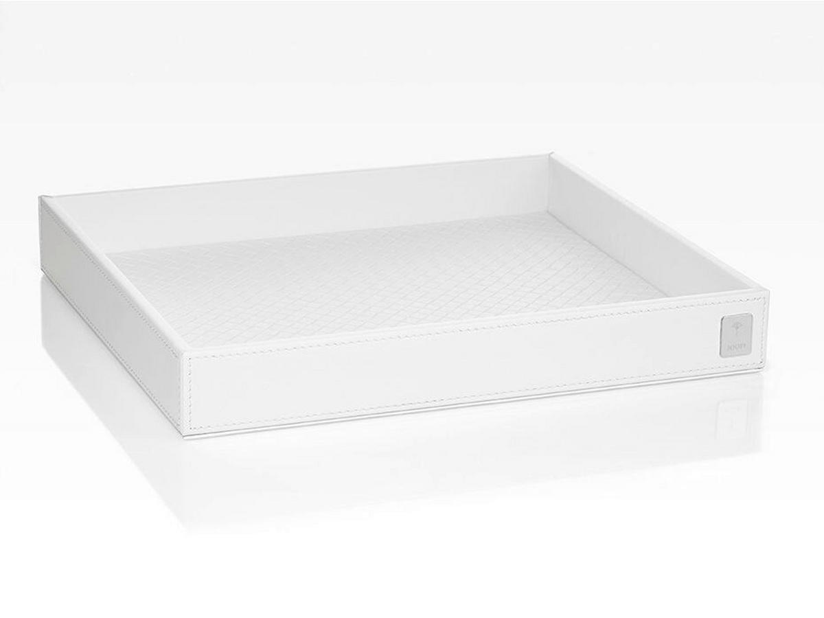 TABLETT Kunststoff  - Weiß, Design, Kunststoff (26/3,5/23cm) - Joop!