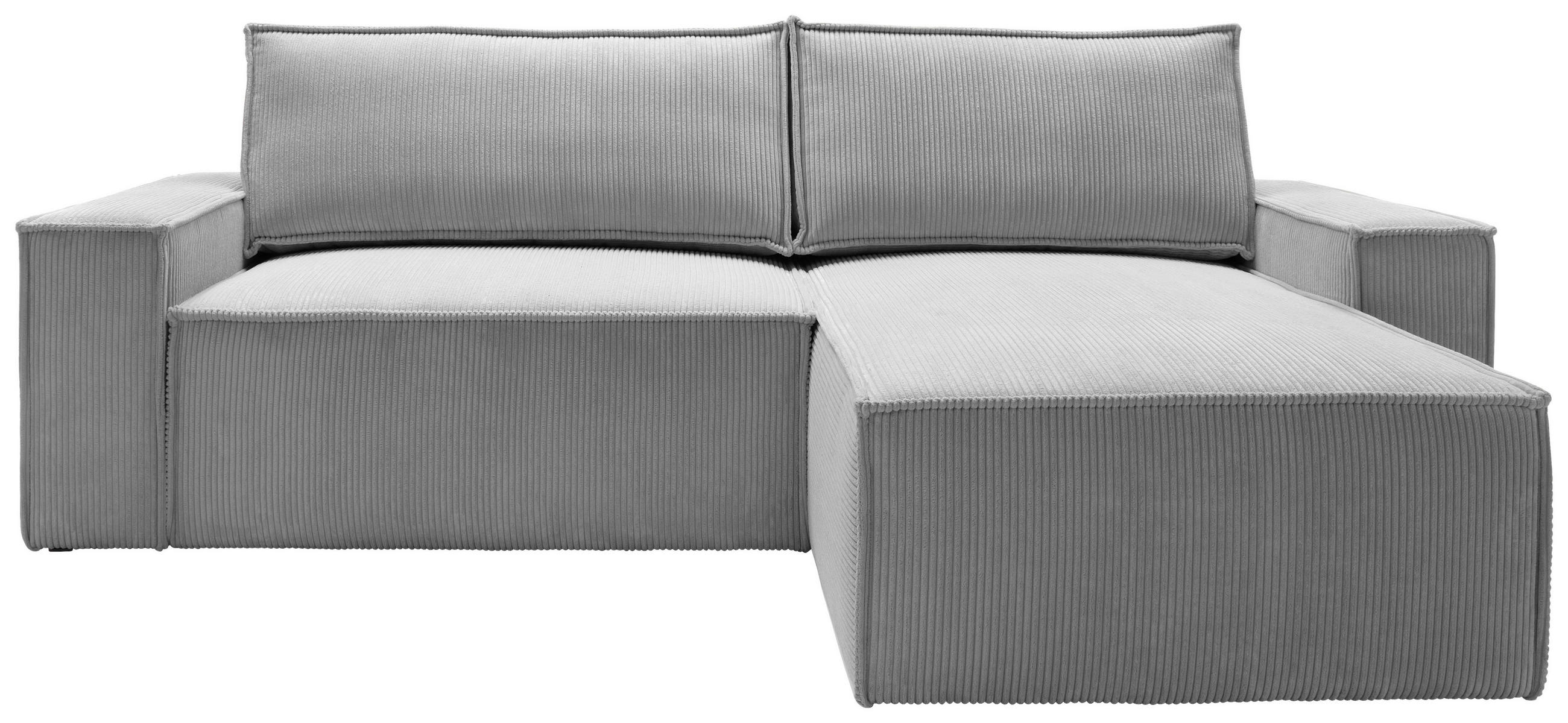 HÖRNBÄDDSOFFA i sammet ljusgrå  - ljusgrå/svart, Klassisk, trä/textil (251/170cm) - MID.YOU