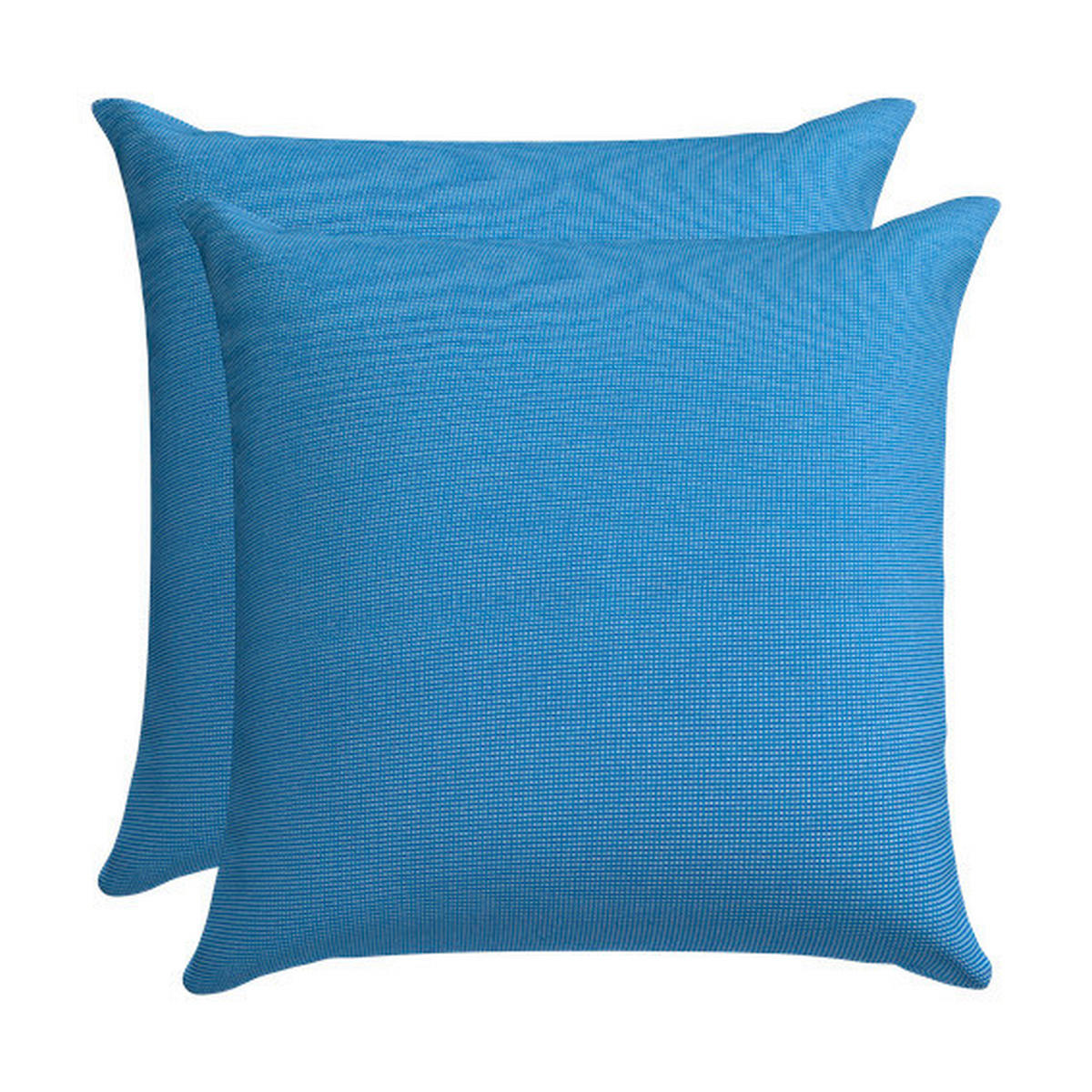 ZIERKISSENSET - Blau, Basics, Textil (48/48cm)
