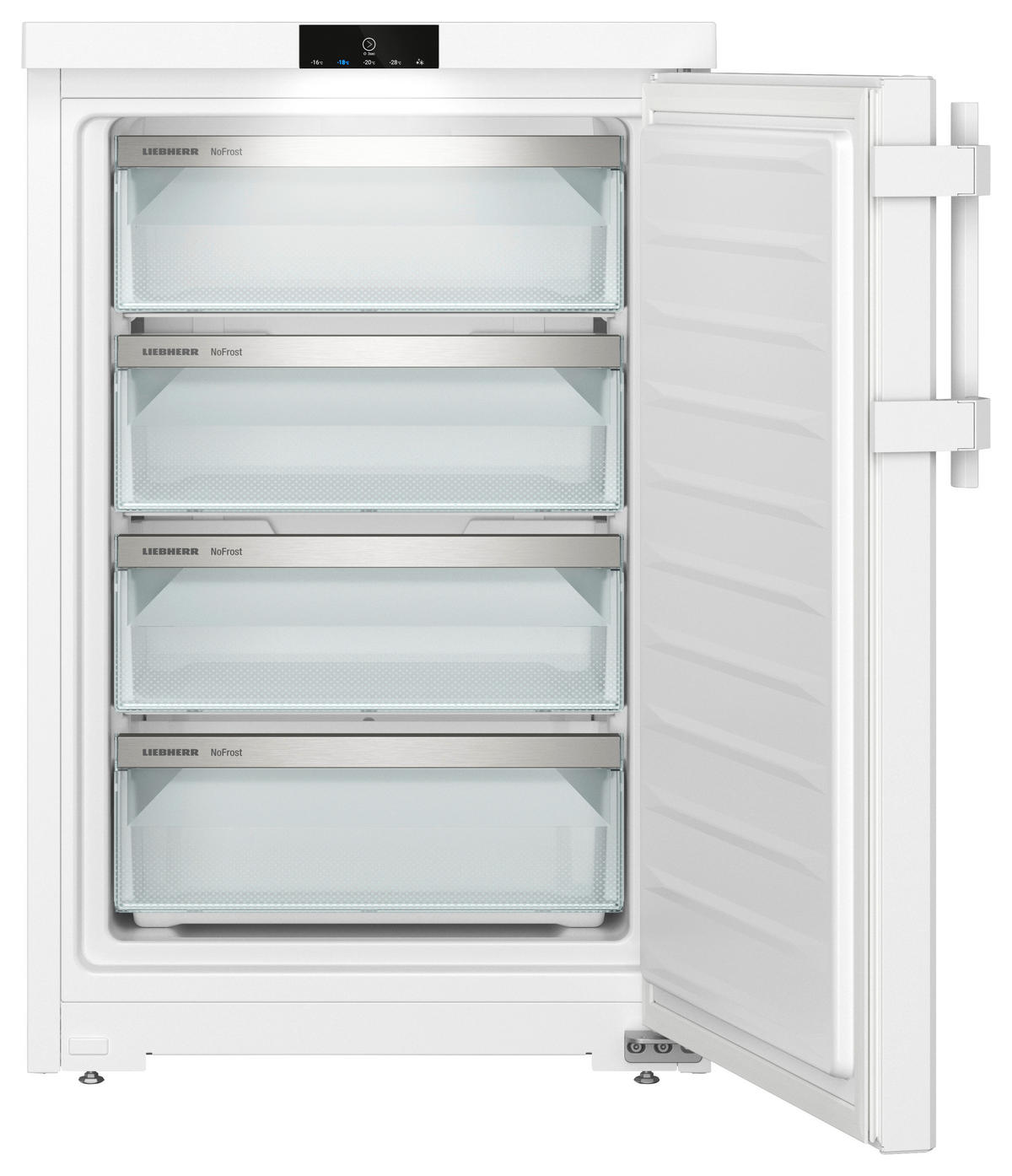 GEFRIERSCHRANK FNE1404  - Weiß, Basics, Metall (55/85/60,7cm) - Liebherr
