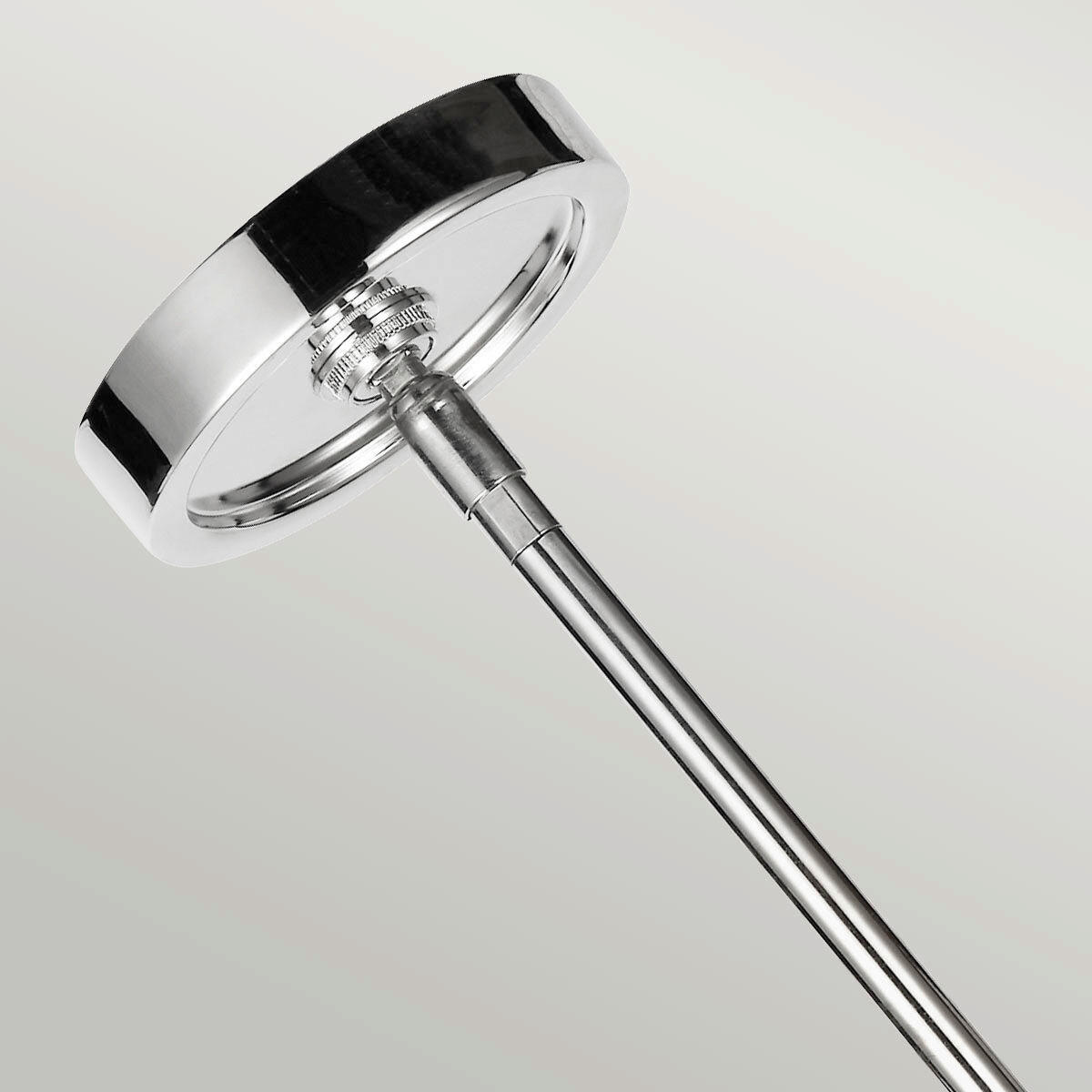 KRONLEUCHTER 53.7/62.1 cm    - Nickelfarben, Konventionell, Glas/Metall (53.7/62.1cm) - Elstead Lighting