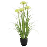 DEKOGRAS - Weiß/Grün, Basics, Kunststoff/Metall (90cm) - Ambia Home